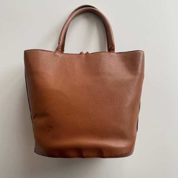 Genuine Leather Vintage Italian Designer Silvano Biagini Bucket Bag - Picture 12 of 16